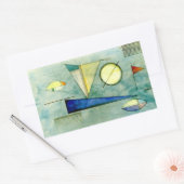 Kandinsky - Nevel, abstract kunstwerk, Rechthoekige Sticker (Envelop)