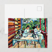 Kandinsky - Nina Kandinsky in Akhtyrka Briefkaart (Voorkant / Achterkant)