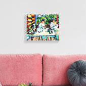 Kandinsky - Nina Kandinsky in Akhtyrka Canvas Afdruk (Insitu (Woonkamer))