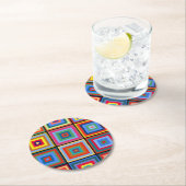 Kandinsky No. 52 Ronde Kartonnen Onderzetter (Insitu)