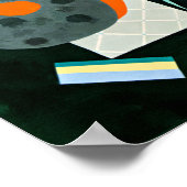 Kandinsky - Noeud Rouge, abstracte kunst Poster (Hoek)