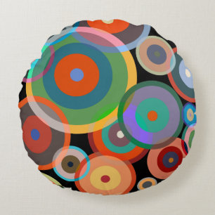 Kandinsky Nr. 4 Rond Kussen