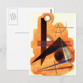 Kandinsky - Obstinate Brown Briefkaart (Voorkant / Achterkant)