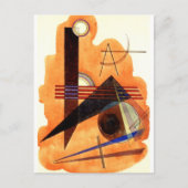 Kandinsky - Obstinate Brown Briefkaart (Voorkant)