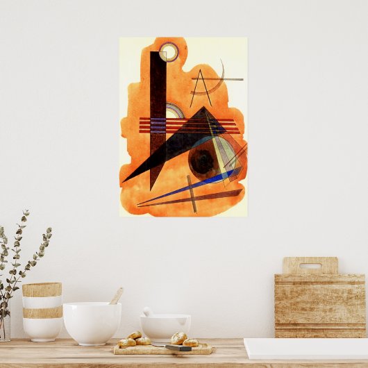 Kandinsky - Obstinate Brown Poster (Keuken)