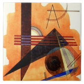 Kandinsky - Obstinate Brown Tegeltje (Voorkant)