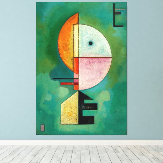 KANDINSKY - OMHOOG (Empor) - 1929 - Bauhaus - Canvas Afdruk (Insitu (Houten vloer))