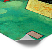 Kandinsky - Omhoog, populaire abstracte schilderku Poster (Hoek)