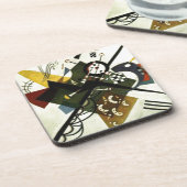 Kandinsky on White II Bier Onderzetter (Linkerzijde)