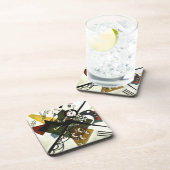 Kandinsky on White II Bier Onderzetter (Rechterzijde)