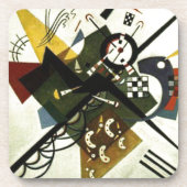 Kandinsky on White II Bier Onderzetter (Voorkant)
