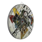 Kandinsky on White II Dartbord (Voorkant Links)