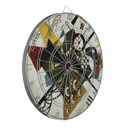 Kandinsky on White II Dartbord (Voorkant Links)