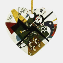 Kandinsky on White II Keramisch Ornament