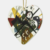 Kandinsky on White II Keramisch Ornament (Links)