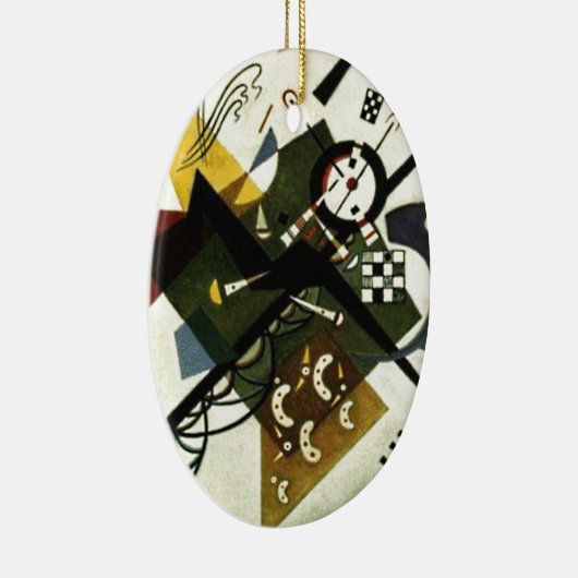 Kandinsky on White II Keramisch Ornament (Rechts)