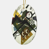 Kandinsky on White II Keramisch Ornament (Links)