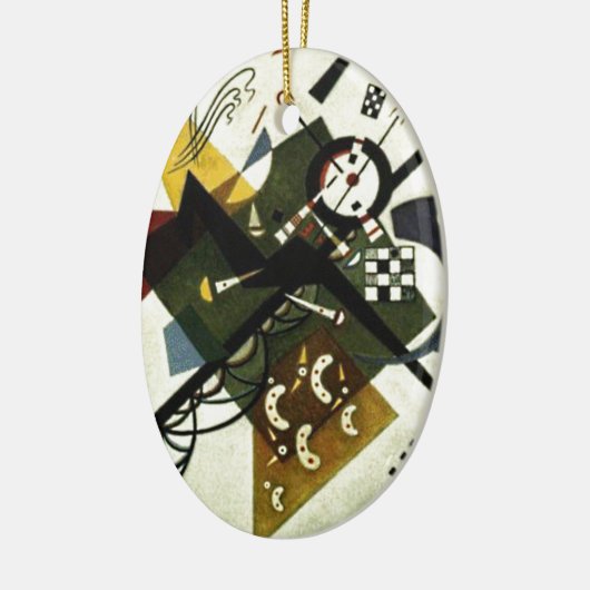 Kandinsky on White II Keramisch Ornament (Links)