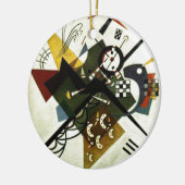 Kandinsky on White II Keramisch Ornament (Links)