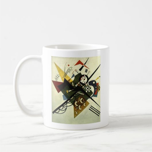 Kandinsky on White II Koffiemok (Links)