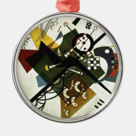 Kandinsky on White II Metalen Ornament