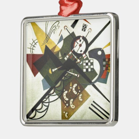 Kandinsky on White II Metalen Ornament (Links)