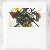 Kandinsky on White II Rechthoekige Sticker (Tas)