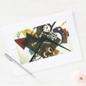 Kandinsky on White II Rechthoekige Sticker (Envelop)