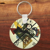 Kandinsky on White II Sleutelhanger (Voorkant)