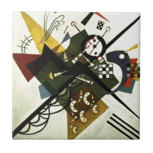 Kandinsky on White II Tegeltje