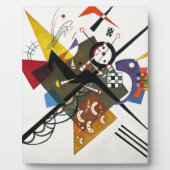Kandinsky on White Two Abstract schilderen Fotoplaat (Voorkant)