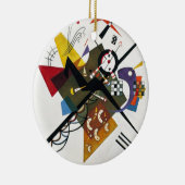 Kandinsky on White Two Abstract schilderen Keramisch Ornament (Rechts)