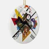 Kandinsky on White Two Abstract schilderen Keramisch Ornament (Rechts)