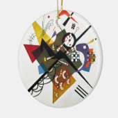 Kandinsky on White Two Abstract schilderen Keramisch Ornament (Links)