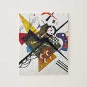 Kandinsky on White Two Abstract schilderen Legpuzzel (Verticaal)