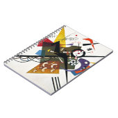 Kandinsky on White Two Abstract schilderen Notitieboek (Linkerzijde)