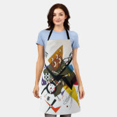 Kandinsky on White Two Abstract schilderen Schort (Gedragen)