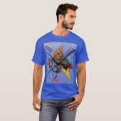 Kandinsky on White Two Abstract schilderen T-Shirt (Voorkant volledig)