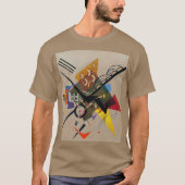 Kandinsky on White Two Abstract schilderen T-shirt (Voorkant)