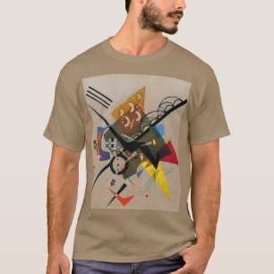 Kandinsky on White Two Abstract schilderen T-shirt