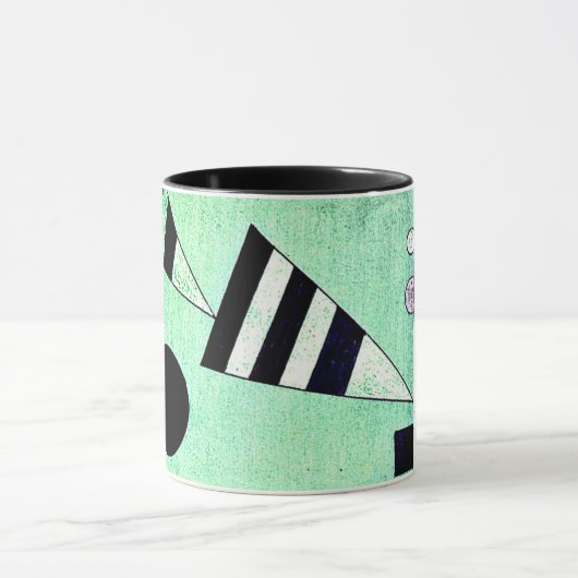 Kandinsky - Ondergedompeld in groen Mok (Midden)