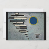 Kandinsky - Ongelijke, abstracte kunst Kaart (Voorkant)