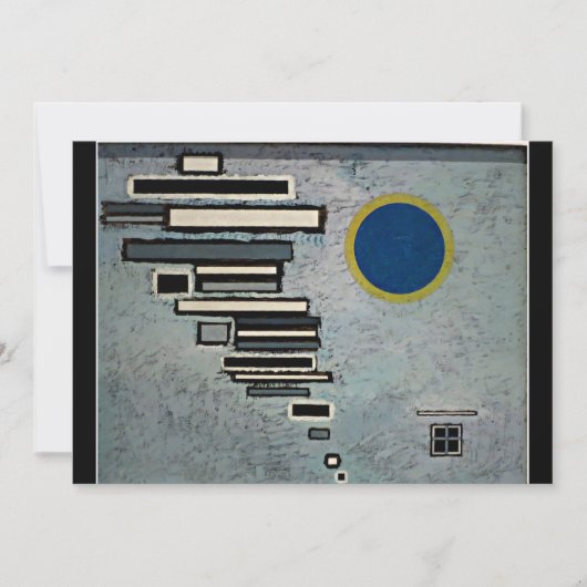 Kandinsky - Ongelijke, abstracte kunst Kaart (Voorkant)