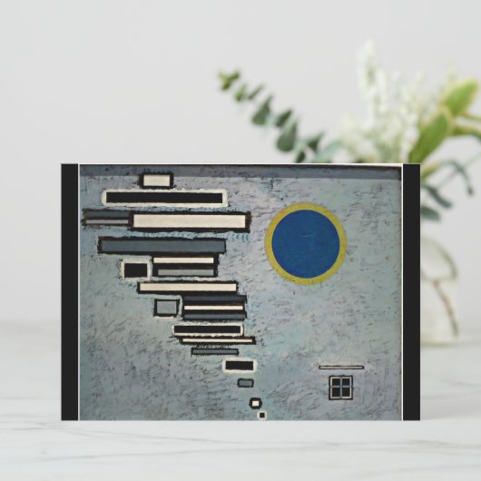 Kandinsky - Ongelijke, abstracte kunst Kaart (Staand voorkant)