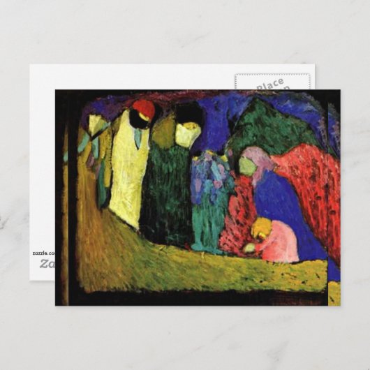 Kandinsky - ontmoet Briefkaart (Voorkant / Achterkant)