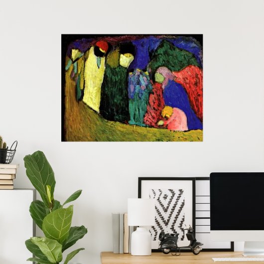 Kandinsky - Ontmoeting Poster (Thuiskantoor)
