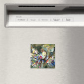 Kandinsky - Ontsteld, abstracte kunst Magneet (Insitu (Vaatwasser))