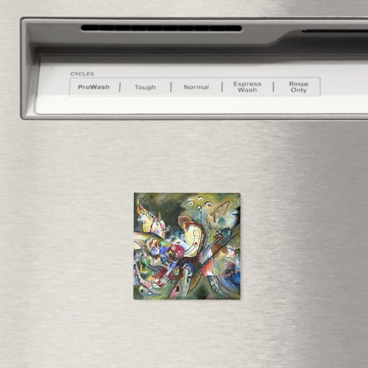 Kandinsky - Ontsteld, abstracte kunst Magneet (Insitu (Vaatwasser))