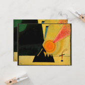 Kandinsky - Ontwikkeling, abstracte kunst, Kaart (Voorkant / Achterkant in situ)