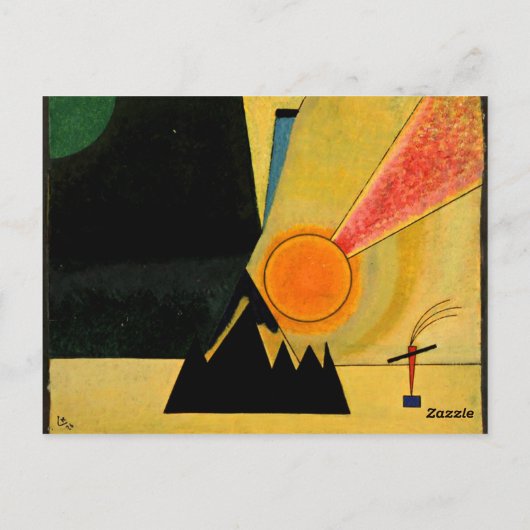 Kandinsky - Ontwikkeling, populaire schilderkunst, Briefkaart (Achterkant)